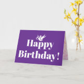 ハッピーバースデーベビー折りグリーティングカード カード (黄色い花)