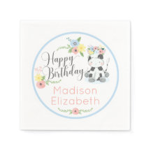 ハッピーバースデーベビー牛フローラ1st誕生日パーティー