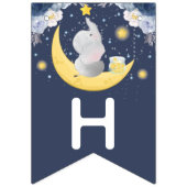 ハッピーバースデーベビー象 バンティングフラッグ (第2の旗)