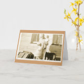 ハッピーバースデーベビー!グリーティングカード カード (黄色い花)