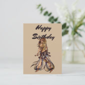 ハッピーバースデーベリーダンサー ポストカード (スタンド正面)