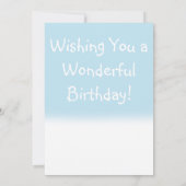 ハッピーバースデーペンギン カード (裏面)