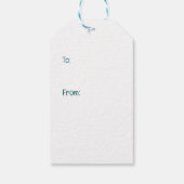 ハッピーバースデーペンブロークウェルシュコーギードッグ ギフトタグ (裏面)