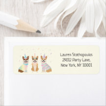 ハッピーバースデーペンブロークウェルシュコーギードッグ