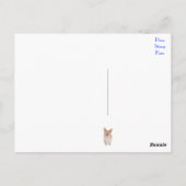 ハッピーバースデーペンブロークコーギパピードッグハガキ ポストカード (裏面)