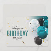 ハッピーバースデーホリデーカード シーズンカード (正面/裏面)