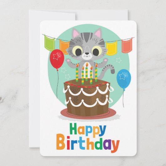 ハッピーバースデーホリデーカード シーズンカード (正面)