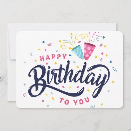 ハッピーバースデーホリデーカード シーズンカード (正面)