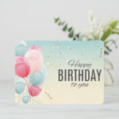 ハッピーバースデーホリデーカード シーズンカード (スタンド正面)