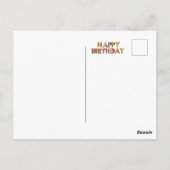 ハッピーバースデーホログラム ポストカード (裏面)