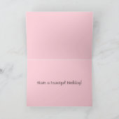 ハッピーバースデーホワイトハイビスカスカード カード (内部)