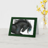 ハッピーバースデーホースカードバイビハレ カード (黄色い花)