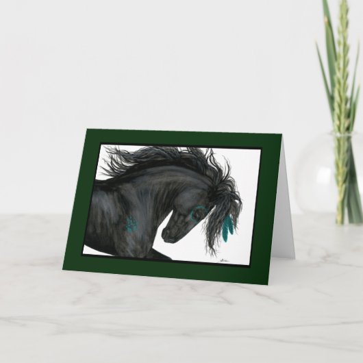 ハッピーバースデーホースカードバイビハレ カード (正面)