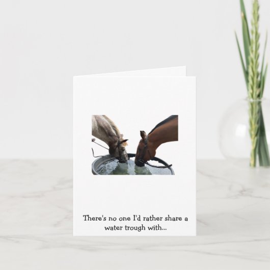 ハッピーバースデーホースフレンド カード (正面)