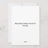 ハッピーバースデーボイレットフラワーズデジタル シーズンカード (裏面)