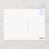 ハッピーバースデーボクサーパピードッグポスタード ポストカード (裏面)