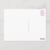 ハッピーバースデーボクサー犬はがき ポストカード (裏面)