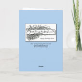 ハッピーバースデーボスあなたは1 カード (裏面)