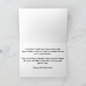 ハッピーバースデーボスフローラ カード (内部)