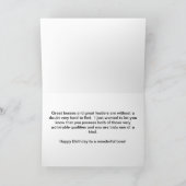 ハッピーバースデーボス カード (内部)