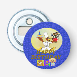 ハッピーバースデーボタン型栓抜き 栓抜き