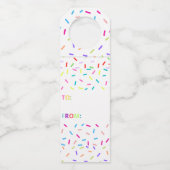 ハッピーバースデーボトルラベル ボトルネックタグ (裏面)