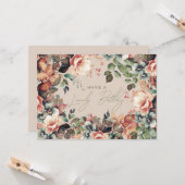 ハッピーバースデーボヘミアンガーデンフローラ カード (正面/裏面インサイチュ)