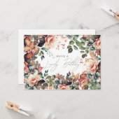 ハッピーバースデーボヘミアンガーデンフローラ カード (正面/裏面インサイチュ)