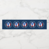 ハッピーバースデーボリキュア、プエルトリカ国旗 ペットボトルラベル (シングルラベル)