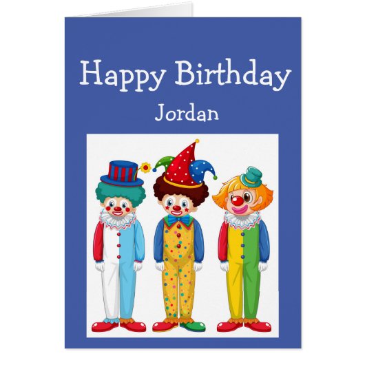 ハッピーバースデーボーイガールラブサーカスピエロ (正面)