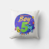ハッピーバースデーボーイ第5期誕生日恐竜 クッション (正面)