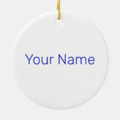 ハッピーバースデーボーイ第5期誕生日恐竜 セラミックオーナメント (裏面)