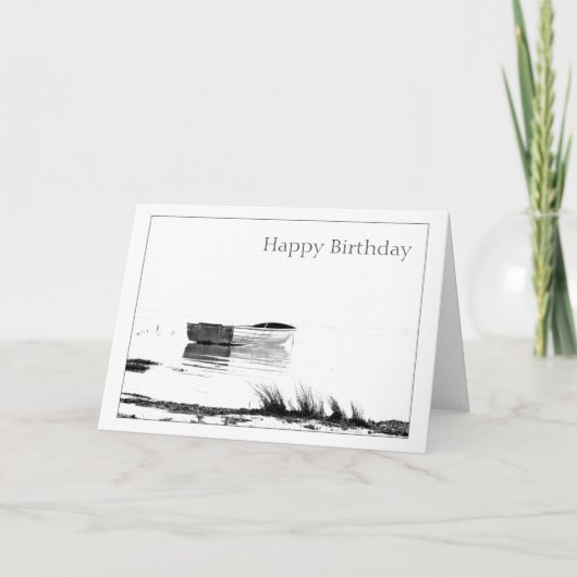 ハッピーバースデーボートカード カード (正面)