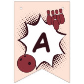 ハッピーバースデーボーリングパーティー バンティングフラッグ (第3の旗)