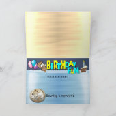 ハッピーバースデーボーリング カード (内部)