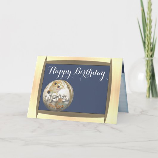 ハッピーバースデーボーリング カード (正面)