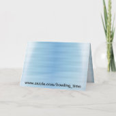 ハッピーバースデーボーリング カード (裏面)