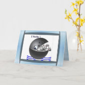 ハッピーバースデーボーリング カード (黄色い花)