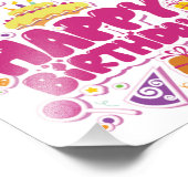 ハッピーバースデーポスター フォトプリント            (角)