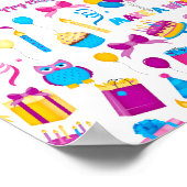 ハッピーバースデーポスター ポスター (角)