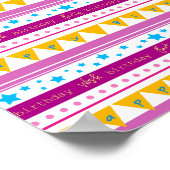 ハッピーバースデーポスター ポスター (角)