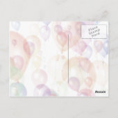 ハッピーバースデーポストカード ポストカード (裏面)