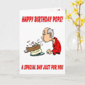 ハッピーバースデーポップ! カード (黄色い花)