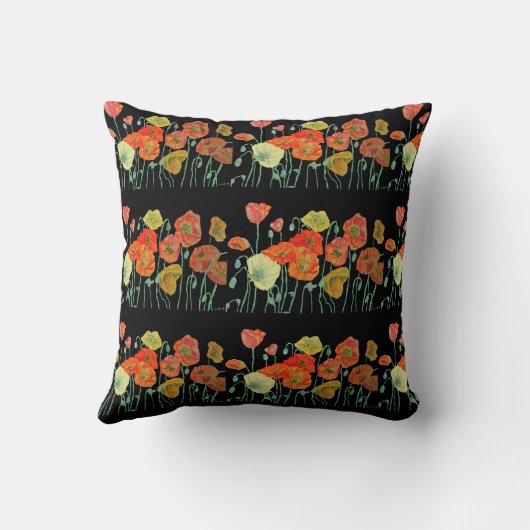 ハッピーバースデーポピーフローラレディースネームキューシオン クッション (裏面)