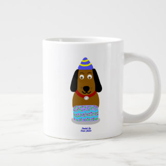 ハッピーバースデーポンプ ジャンボコーヒーマグカップ
