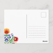 ハッピーバースデーポ素晴らしリッシュフォークウィシナンキ ポストカード (裏面)