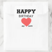 ハッピーバースデーマイクイーン スクエアシール (バッグ)