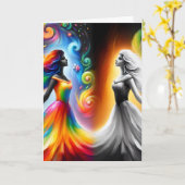 ハッピーバースデーマイジェミニフレンド カード (黄色い花)