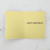 ハッピーバースデーマイフレンド カード (内部)