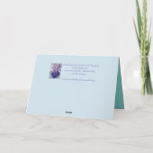 ハッピーバースデーマイラブカットな猫アートグリーティングカード カード (裏面)